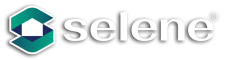 This is the logo for Selene Finance with a drop shadow.